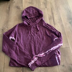 Purple Tie-Dye Women's Hoodie